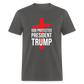 God Protected President Trump Unisex Classic T-Shirt - charcoal