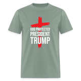 God Protected President Trump Unisex Classic T-Shirt - sage