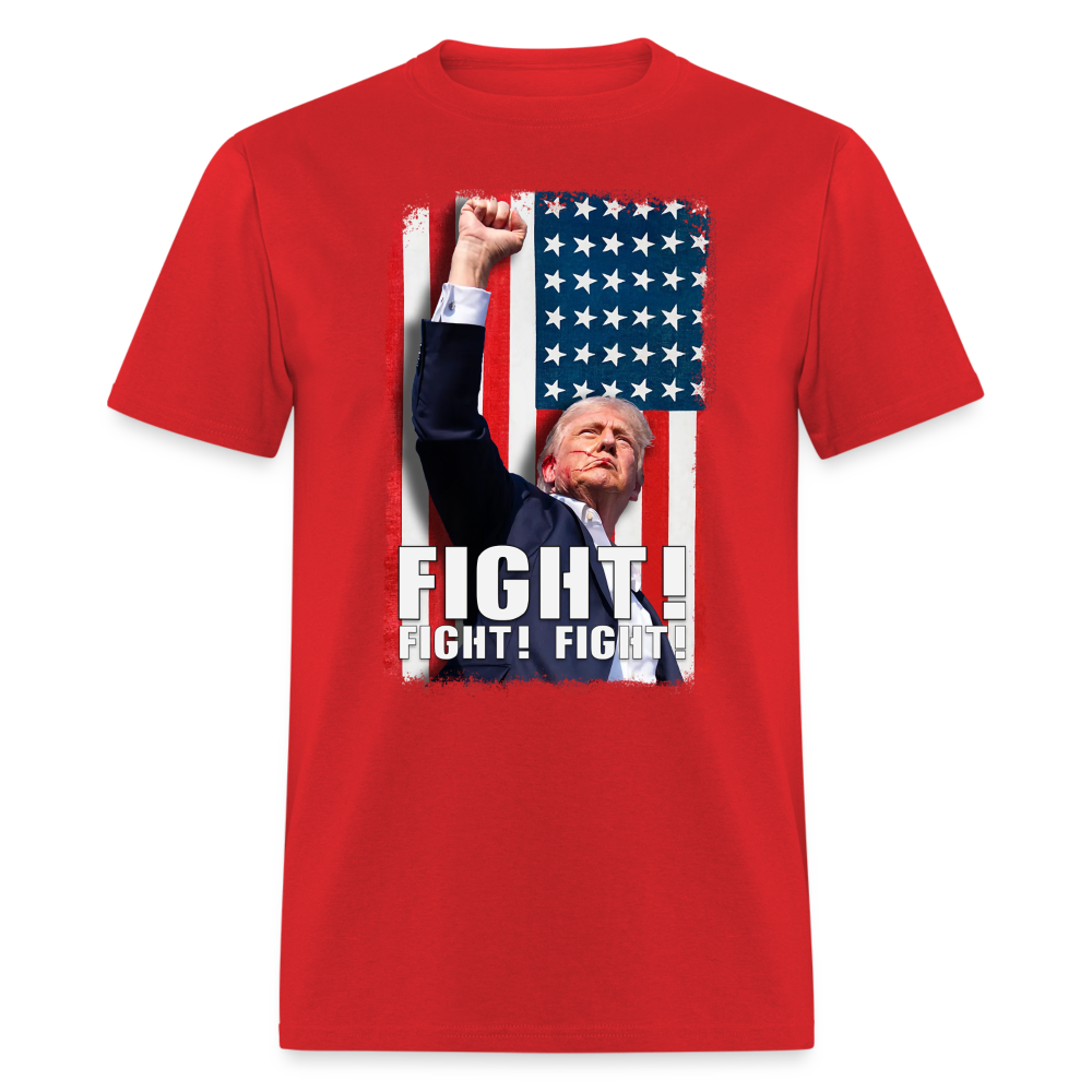 DJT Fight! Fight! Fight! Classic T-Shirt - red