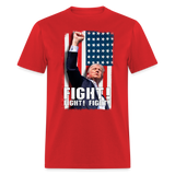 DJT Fight! Fight! Fight! Classic T-Shirt - red