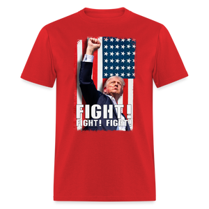 DJT Fight! Fight! Fight! Classic T-Shirt - red