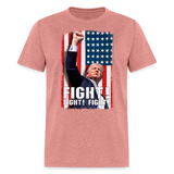 DJT Fight! Fight! Fight! Classic T-Shirt - heather mauve