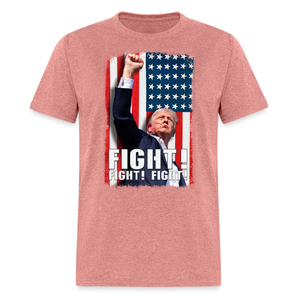 DJT Fight! Fight! Fight! Classic T-Shirt - heather mauve