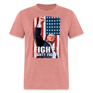 DJT Fight! Fight! Fight! Classic T-Shirt - heather mauve