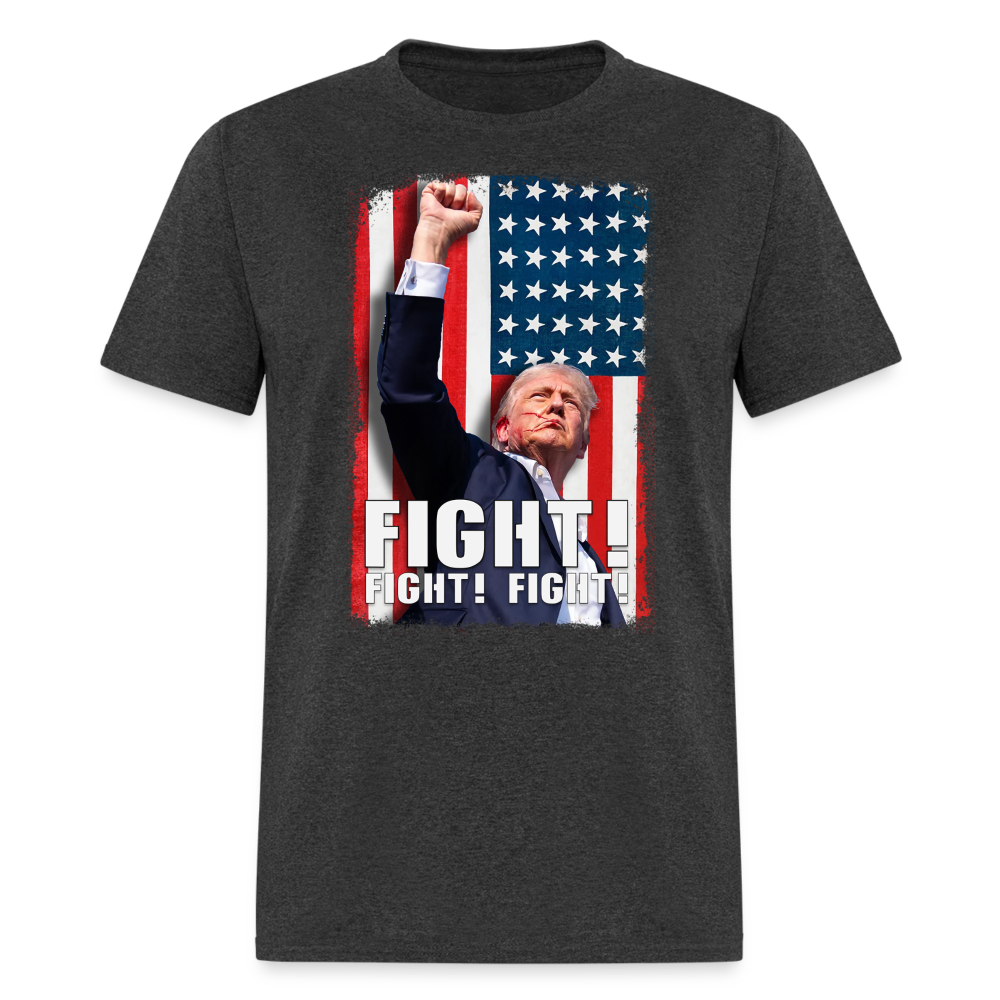 DJT Fight! Fight! Fight! Classic T-Shirt - heather black