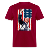 DJT Fight! Fight! Fight! Classic T-Shirt - dark red