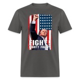 DJT Fight! Fight! Fight! Classic T-Shirt - charcoal