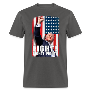 DJT Fight! Fight! Fight! Classic T-Shirt - charcoal