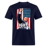 DJT Fight! Fight! Fight! Classic T-Shirt - navy