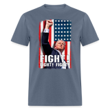 DJT Fight! Fight! Fight! Classic T-Shirt - denim