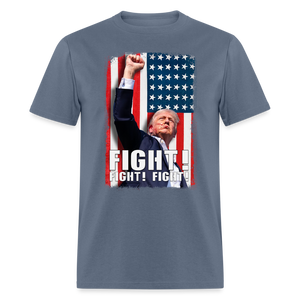 DJT Fight! Fight! Fight! Classic T-Shirt - denim