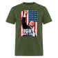 DJT Fight! Fight! Fight! Classic T-Shirt - military green