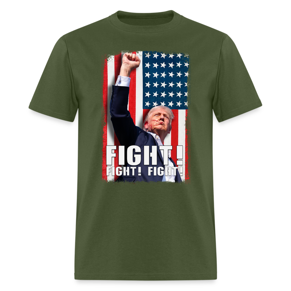 DJT Fight! Fight! Fight! Classic T-Shirt - military green