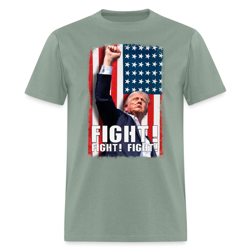 DJT Fight! Fight! Fight! Classic T-Shirt - sage