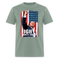 DJT Fight! Fight! Fight! Classic T-Shirt - sage