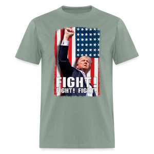 DJT Fight! Fight! Fight! Classic T-Shirt - sage