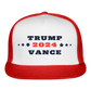 Trump Vance 2024 Trucker Cap - white/red