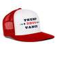 Trump Vance 2024 Trucker Cap - white/red