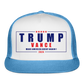 Trump Vance 2024 Trucker Cap - white/blue