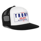 Trump Vance 2024 Trucker Cap - white/black