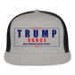 Trump Vance 2024 Trucker Cap - gray/black