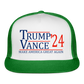 TRUMP/VANCE 2024 Trucker Cap - white/kelly green