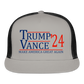 TRUMP/VANCE 2024 Trucker Cap - gray/black