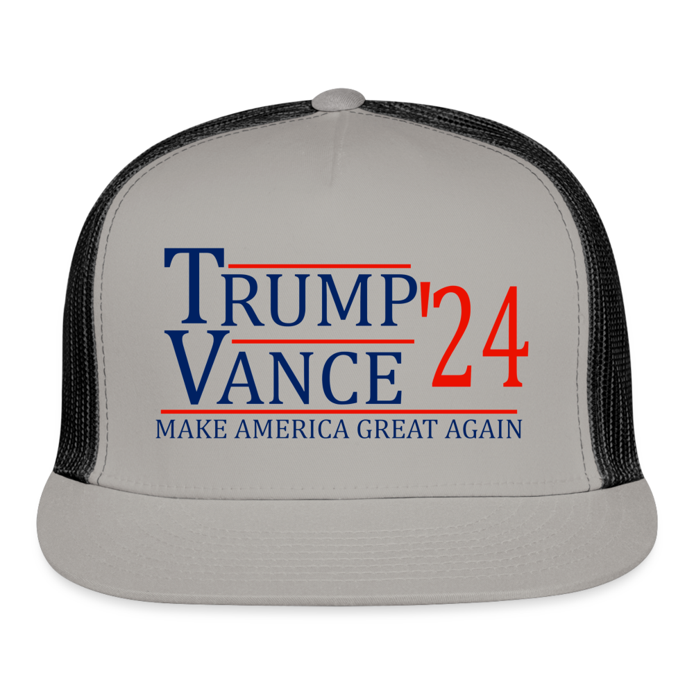 TRUMP/VANCE 2024 Trucker Cap - gray/black