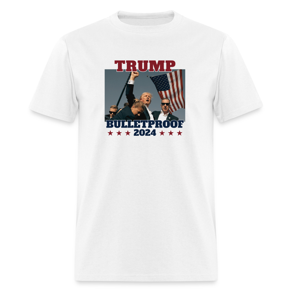 Trump 2024 Bulletproof Classic T-Shirt - white