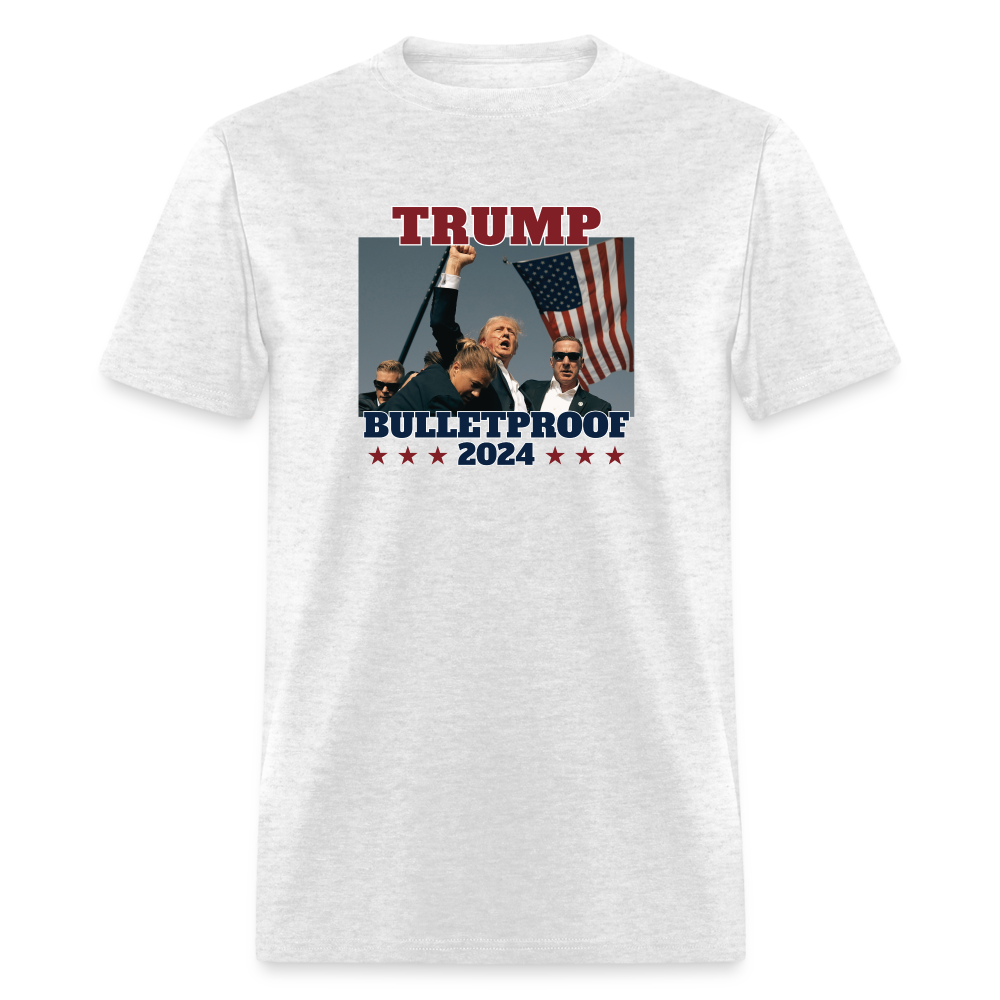 Trump 2024 Bulletproof Classic T-Shirt - light heather gray