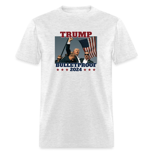 Trump 2024 Bulletproof Classic T-Shirt - light heather gray