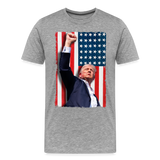 Stand Tall - Trump 2024 Men's Premium T-Shirt - heather gray