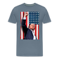 Stand Tall - Trump 2024 Men's Premium T-Shirt - steel blue