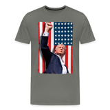 Stand Tall - Trump 2024 Men's Premium T-Shirt - asphalt gray