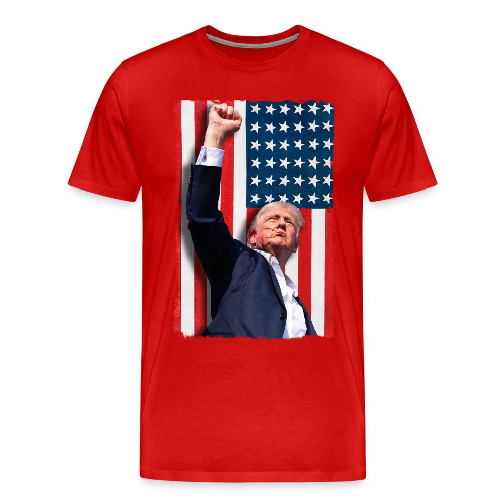 Stand Tall - Trump 2024 Men's Premium T-Shirt - red