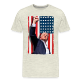 Stand Tall - Trump 2024 Men's Premium T-Shirt - heather oatmeal