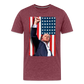 Stand Tall - Trump 2024 Men's Premium T-Shirt - heather burgundy