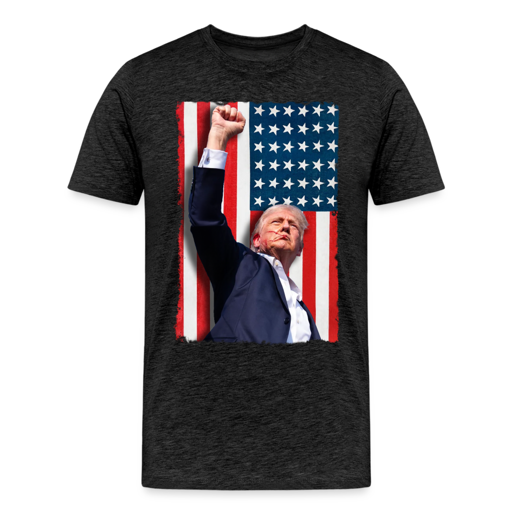 Stand Tall - Trump 2024 Men's Premium T-Shirt - charcoal grey