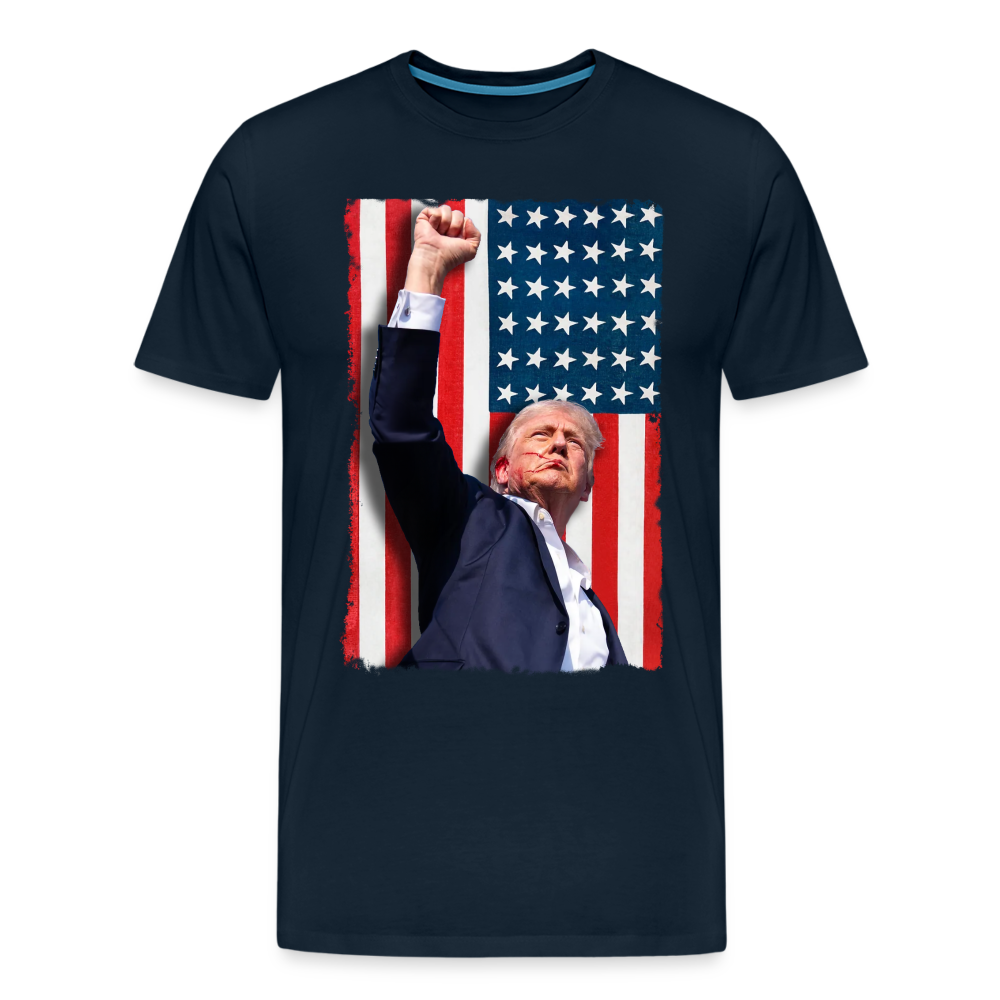 Stand Tall - Trump 2024 Men's Premium T-Shirt - deep navy