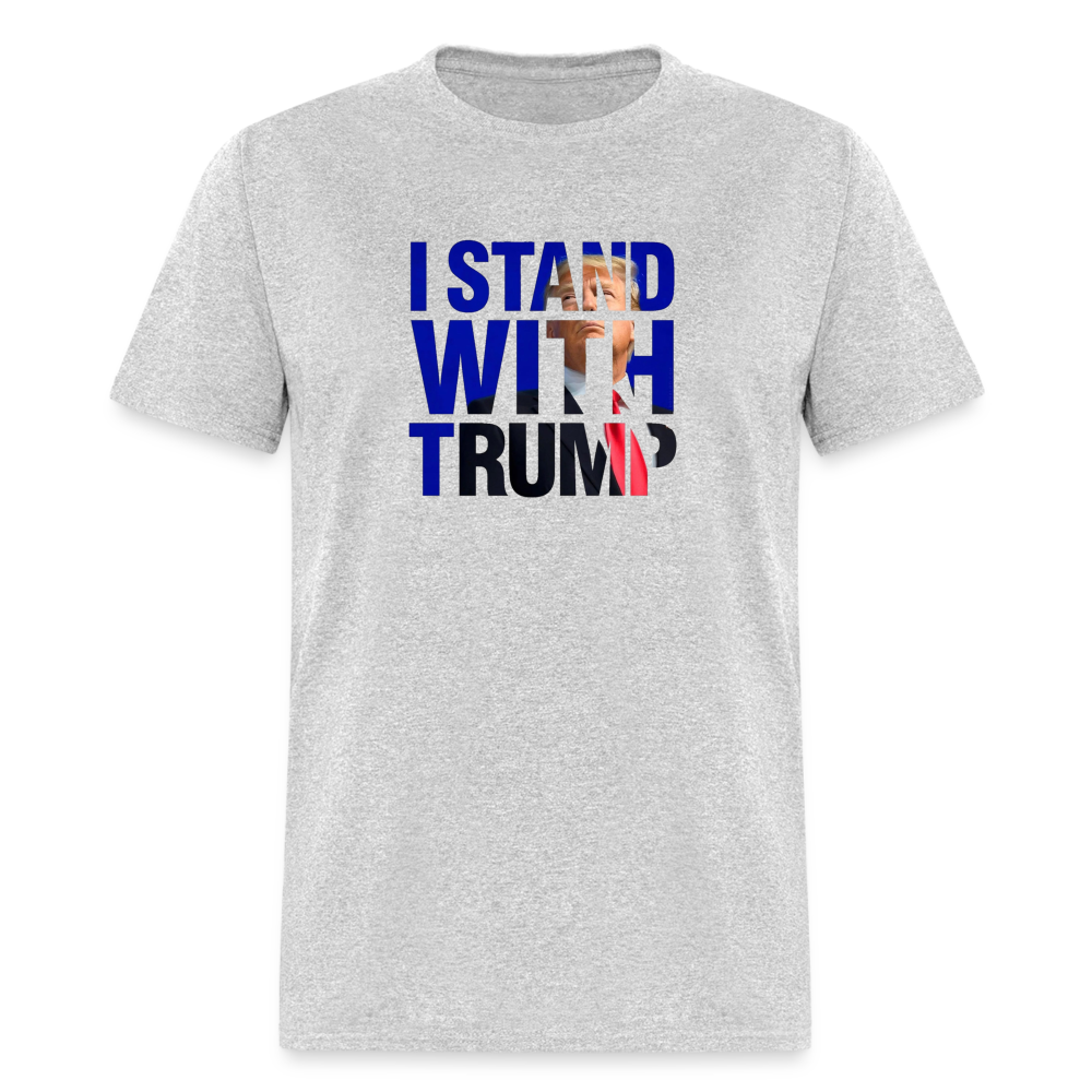 I Stand With Trump Classic T-Shirt - heather gray