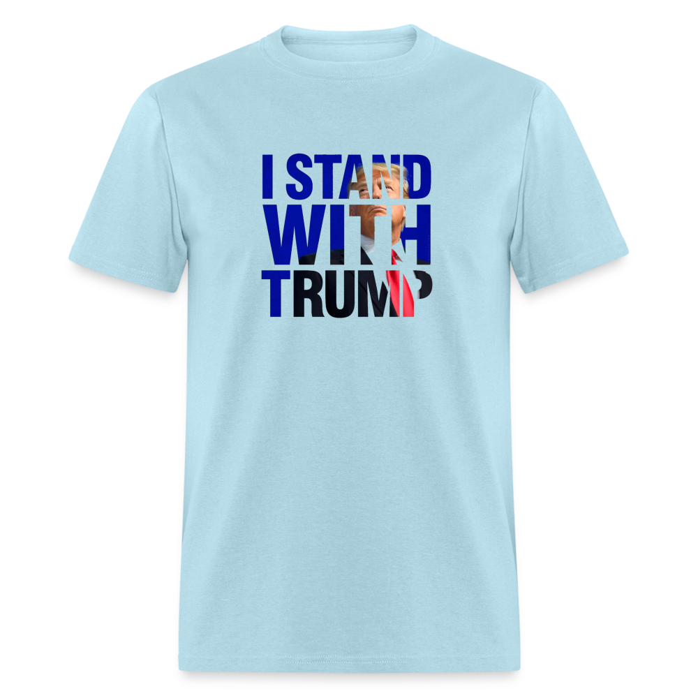 I Stand With Trump Classic T-Shirt - powder blue