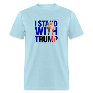 I Stand With Trump Classic T-Shirt - powder blue