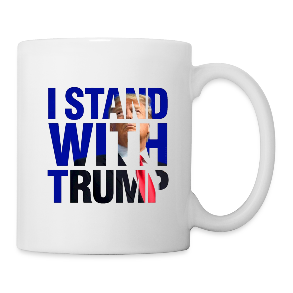 I Stand With Trump Coffee/Tea Mug - white