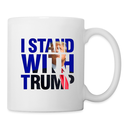 I Stand With Trump Coffee/Tea Mug - white