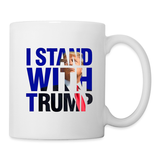 I Stand With Trump Coffee/Tea Mug - white