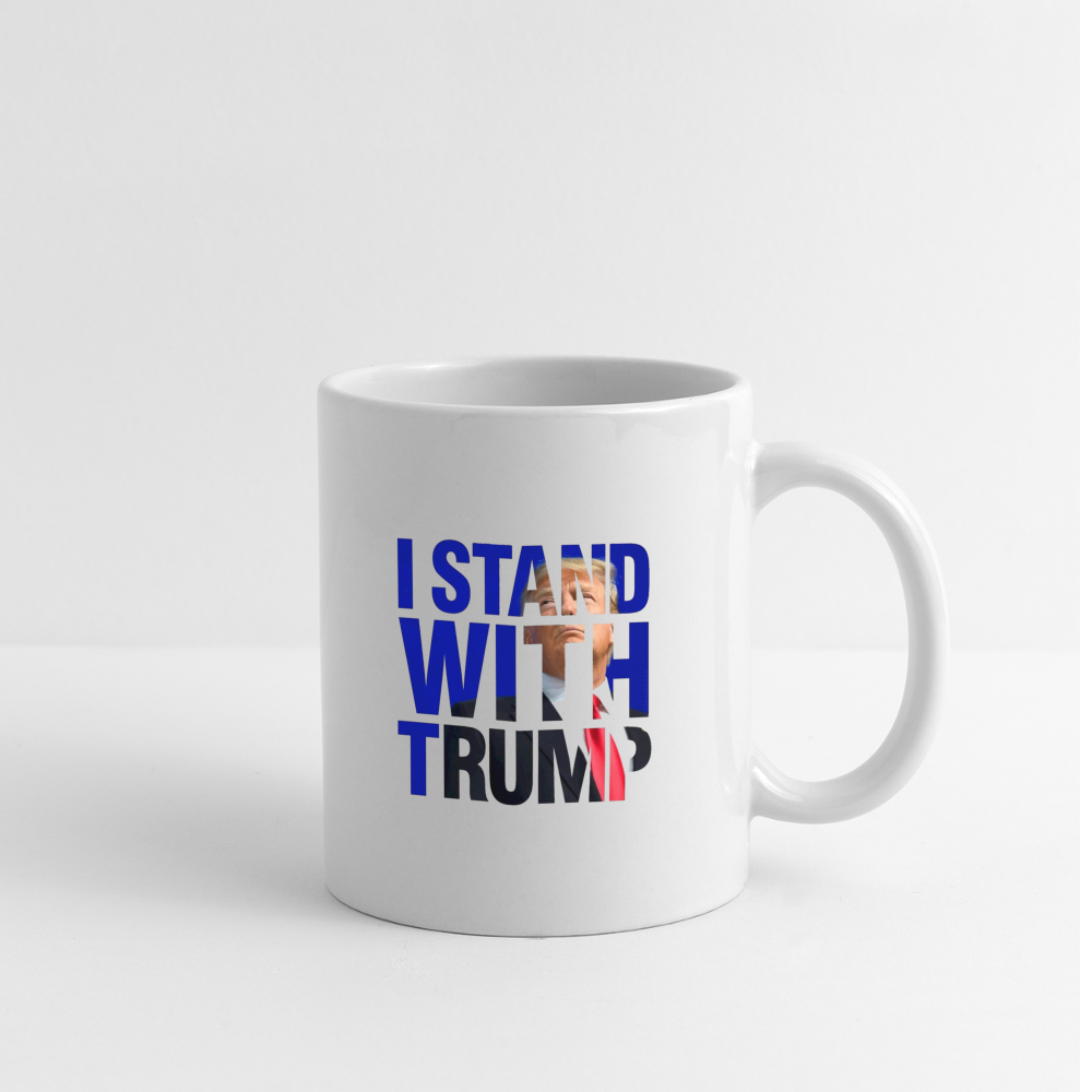 I Stand With Trump Coffee/Tea Mug - white