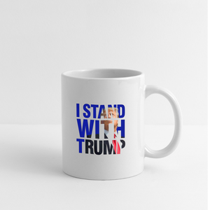 I Stand With Trump Coffee/Tea Mug - white