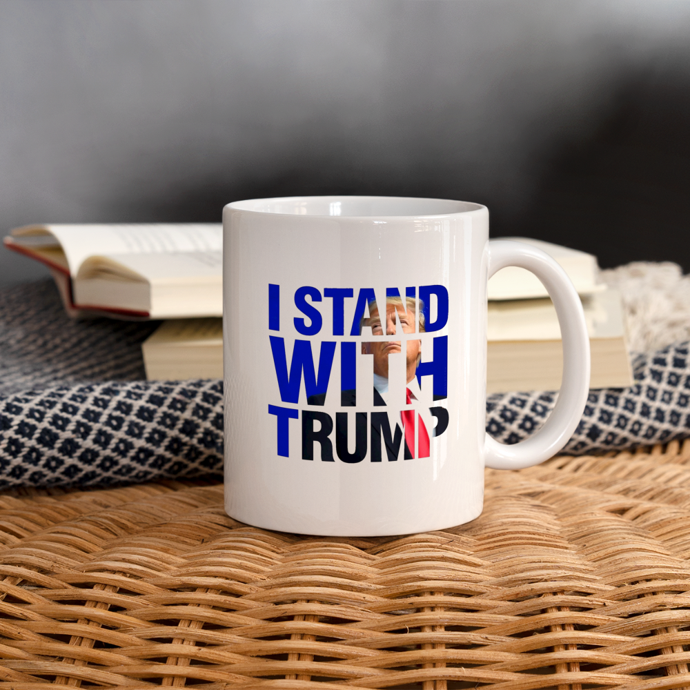 I Stand With Trump Coffee/Tea Mug - white