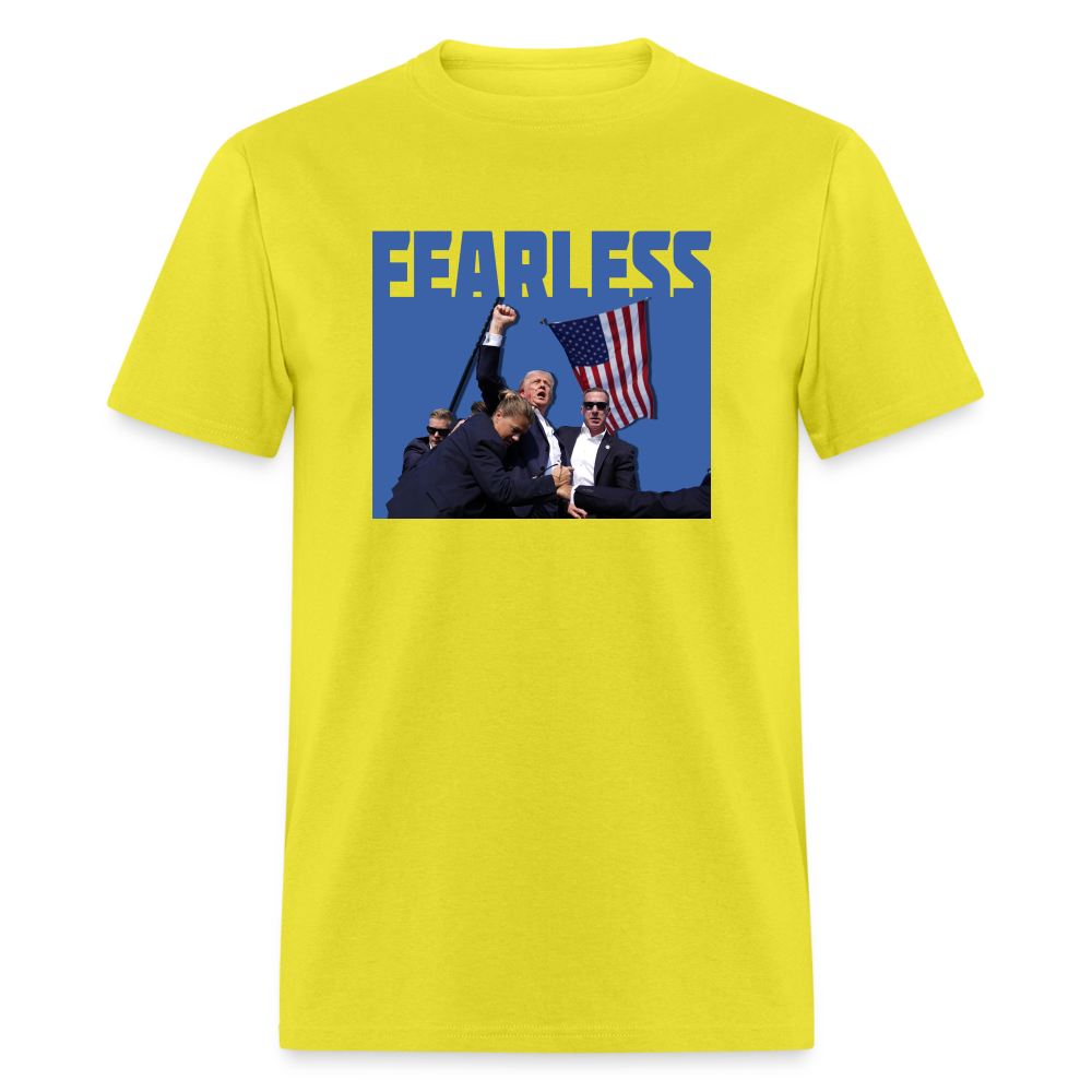 Trump Fearless Unisex Classic T-Shirt - yellow