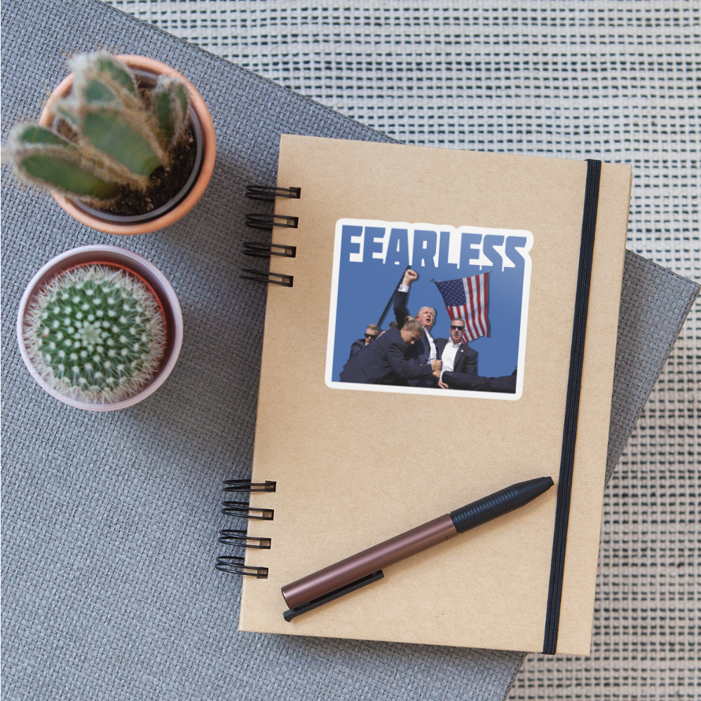 Fearless Sticker - white matte